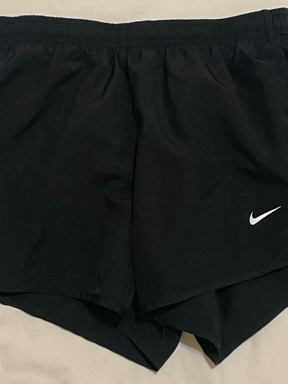 NIKE Women’s Black Dri Fit Athletic Shorts with Built Ins, Size M